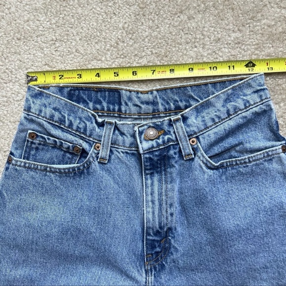 Vintage Levi's 512 High Waist Rise Tapered Leg Jeans Size 7 Long - Picture 11 of 16